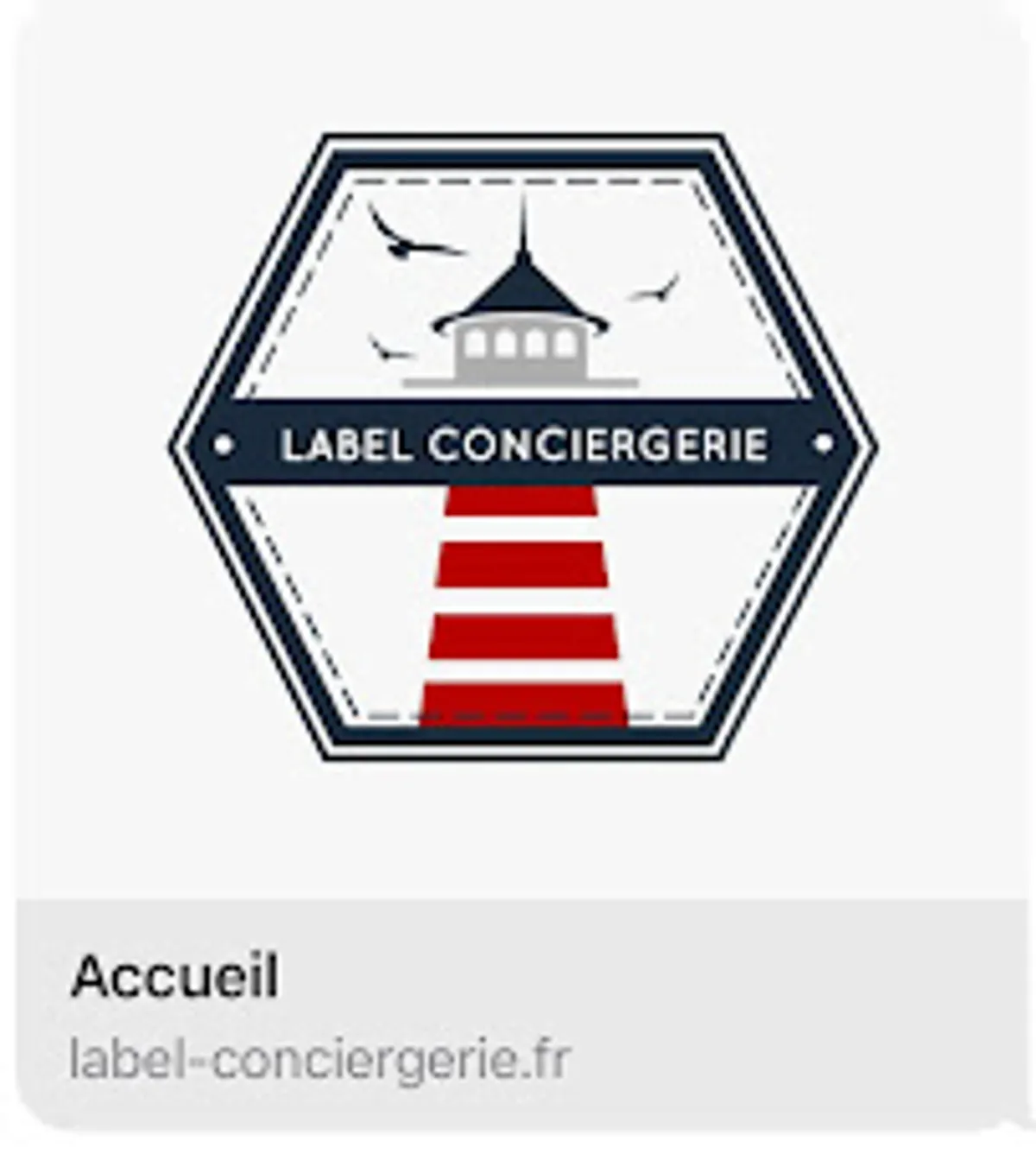 label conciergerie