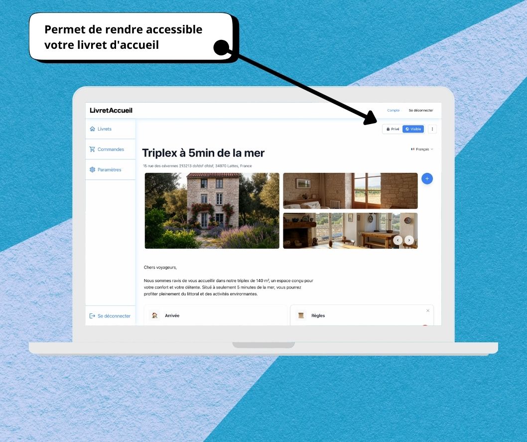 Rendez votre livret accessible à vos voyageurs